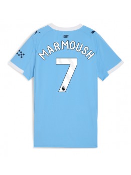 Billige Manchester City Omar Marmoush #7 Hjemmedrakt Dame 2025-26 Kortermet Billige Manchester City Omar Marmoush #7 Hjemmedrakt Dame 2025-26 Kortermet